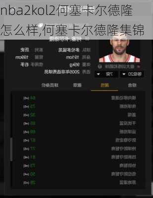 nba2kol2何塞卡尔德隆怎么样,何塞卡尔德隆集锦