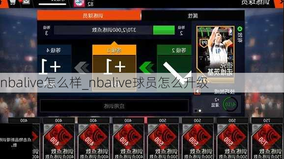 nbalive怎么样_nbalive球员怎么升级