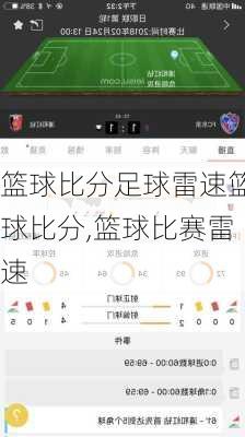 篮球比分足球雷速篮球比分,篮球比赛雷速