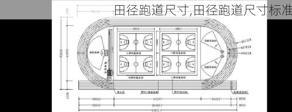 田径跑道尺寸,田径跑道尺寸标准