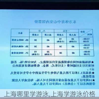 上海哪里学游泳,上海学游泳价格