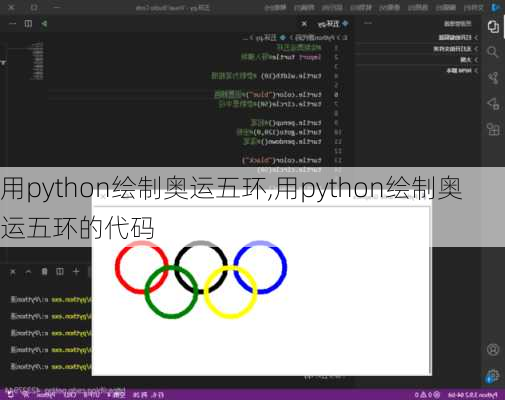 用python绘制奥运五环,用python绘制奥运五环的代码