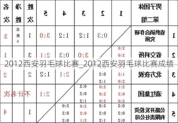 2012西安羽毛球比赛_2012西安羽毛球比赛成绩