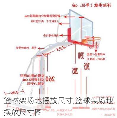 篮球架场地摆放尺寸,篮球架场地摆放尺寸图