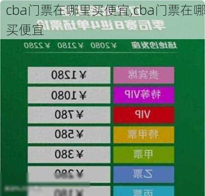 cba门票在哪里买便宜,cba门票在哪买便宜