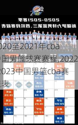 2020至2021年cba中国男篮球赛赛程,2022-2023中国男篮cba赛程表