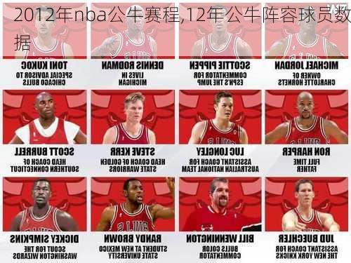 2012年nba公牛赛程,12年公牛阵容球员数据