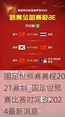 国足世预赛赛程2021赛制_国足世预赛比赛时间表2024最新消息