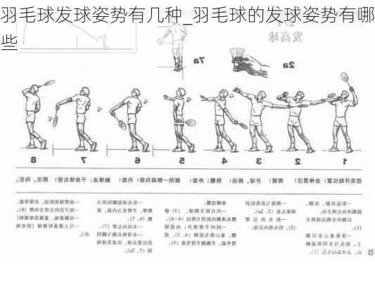 羽毛球发球姿势有几种_羽毛球的发球姿势有哪些