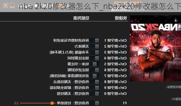 nba 2k20修改器怎么下_nba2k20修改器怎么下