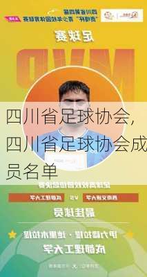 四川省足球协会,四川省足球协会成员名单