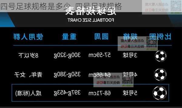 四号足球规格是多少_四号足球规格