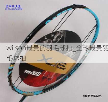 wilson最贵的羽毛球拍_全球最贵羽毛球拍