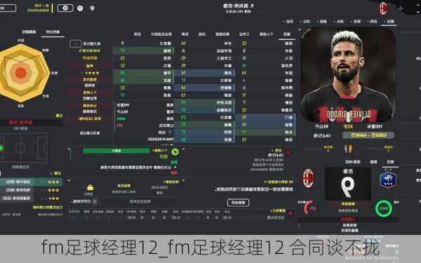 fm足球经理12_fm足球经理12 合同谈不拢