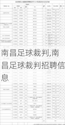 南昌足球裁判,南昌足球裁判招聘信息