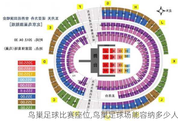 鸟巢足球比赛座位,鸟巢足球场能容纳多少人