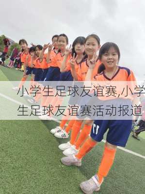 小学生足球友谊赛,小学生足球友谊赛活动报道