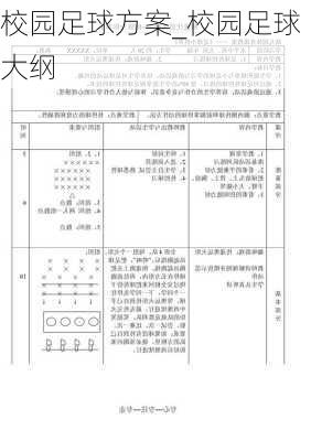 校园足球方案_校园足球大纲