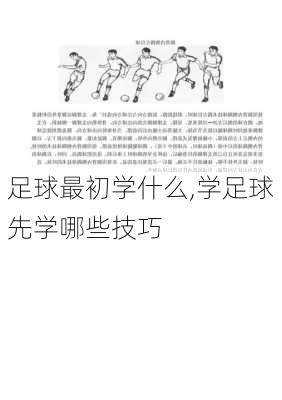 足球最初学什么,学足球先学哪些技巧