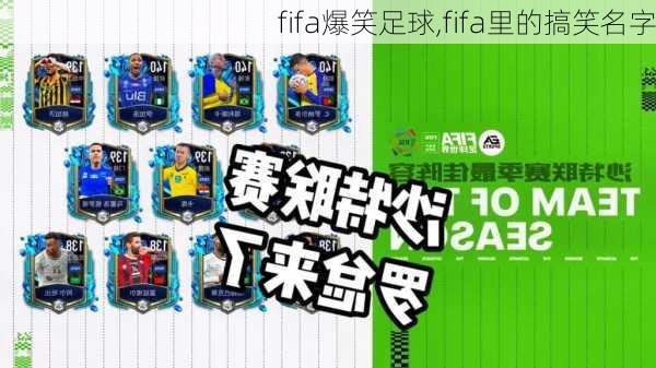 fifa爆笑足球,fifa里的搞笑名字