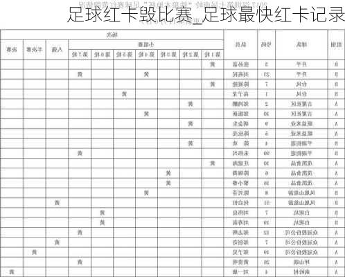 足球红卡毁比赛_足球最快红卡记录