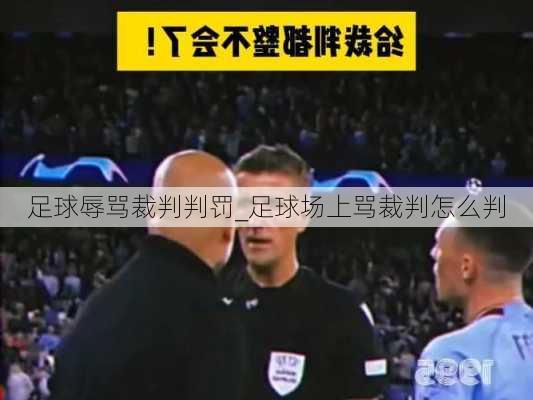 足球辱骂裁判判罚_足球场上骂裁判怎么判