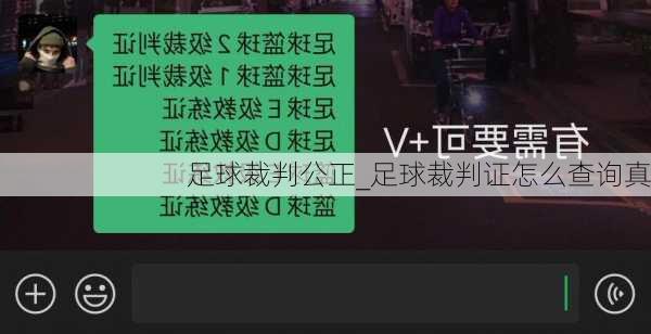 足球裁判公正_足球裁判证怎么查询真