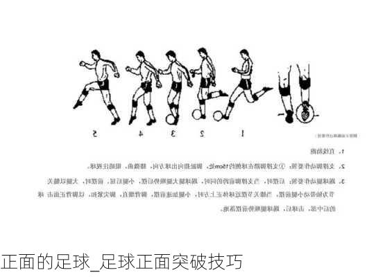 正面的足球_足球正面突破技巧