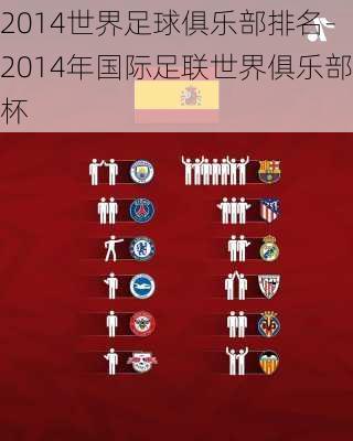 2014世界足球俱乐部排名-2014年国际足联世界俱乐部杯