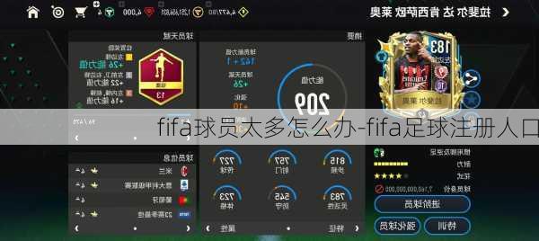 fifa球员太多怎么办-fifa足球注册人口