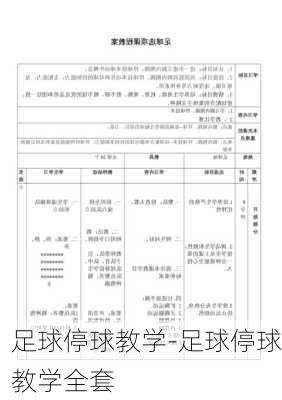 足球停球教学-足球停球教学全套