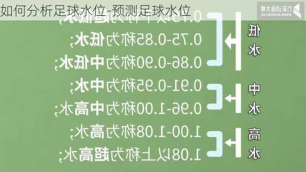 如何分析足球水位-预测足球水位