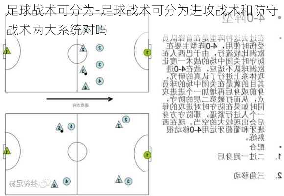 足球战术可分为-足球战术可分为进攻战术和防守战术两大系统对吗