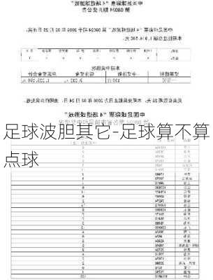 足球波胆其它-足球算不算点球