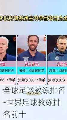 全球足球教练排名-世界足球教练排名前十