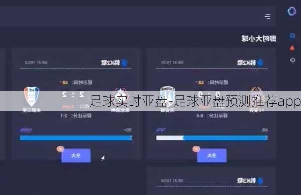 足球实时亚盘-足球亚盘预测推荐app